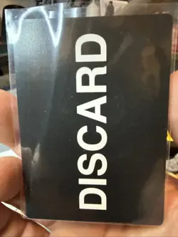 Disney Lorcana Black Discard Factory Error Misprint - Image 1