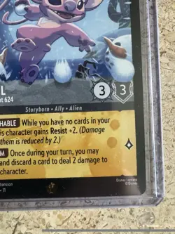 Disney Lorcana Angel-Experiment 624 LEGENDARY 191/204 Winterspell (VERY CLEAN) - Image 4