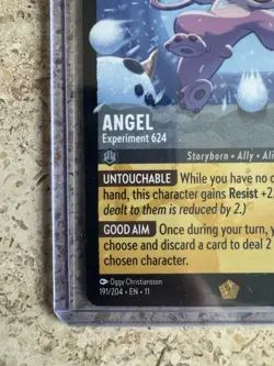 Disney Lorcana Angel-Experiment 624 LEGENDARY 191/204 Winterspell (VERY CLEAN) - Image 5