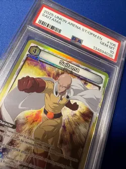 Saitama UE06ST OPM-1-106 Union Arena One Punch Man Foil PSA 10 - Image 2