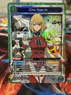 Union Arena Solo Leveling - Cha Hae-in SR Super Rare SLG-1-011 - Image 1