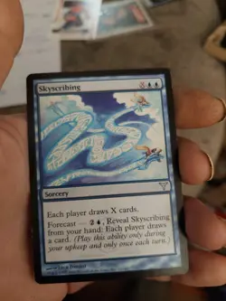 MTG Magic:the Gathering card: Skyscribing - Image 2