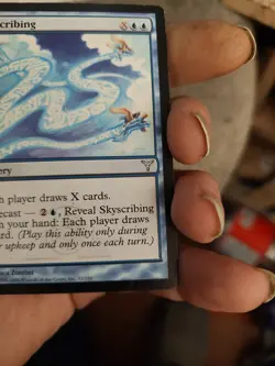 MTG Magic:the Gathering card: Skyscribing - Image 5
