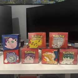 Pokemon Gold Plated Trading Card Set Sealed (1999), Burger King Lot of 7 - Image 1