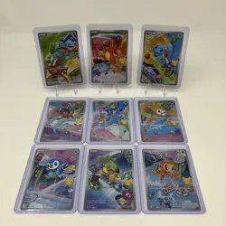 Pokemon 2026 First Partner Illustration Collection Series 1 Promos Set 9 Cards - Image 1