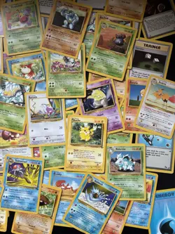 Vintage Pokemon Cards Bundle x 100 including base set 1999 WOTC - Image 5