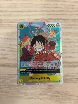 OP07-109 Monkey.D.Luffy English SR NM One Piece TCG Card Game - Image 1