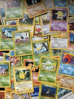 Vintage Pokemon Cards Bundle x 100 including base set 1999 WOTC - Image 3