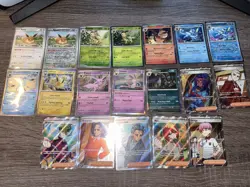 100+ Prismatic Evolutions Cards No Duplicates Holos Rare/pokeballs/stamped - Image 3