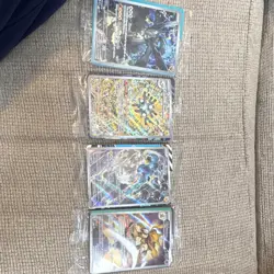 Pokemon TCG Foil Zekrom Thunderous Alakazam Magneton English 4-Card Lot - Image 1