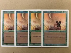 MTG 4x Desert Twister Revised OLD SCHOOL Magic the Gathering x4 MP - Image 1