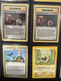 Pokemon Vintage Card Lot Collection Starter - 9 Card Lot Vintage Base Set Fossil - Image 4