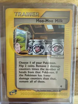 Pokemon Cards Moo-Moo Milk 155/165 Expedition Base Set Common NM - Image 1