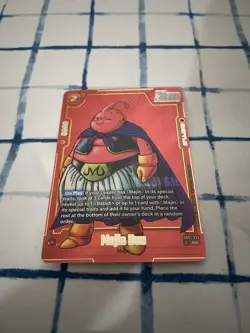 Bandai Dragon Ball Super Card Game Majin Buu Battle Card R+ SB01-033 Red Card - Image 2