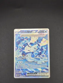 Pokemon TCG: Wellspring Mask Ogerpon EX 213/167 and 194/167 two cards - Image 1