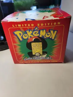 1999 Burger King Pokemon 23K Gold-Plated TOGEPI Trading Card LTD ED New Sealed - Image 2