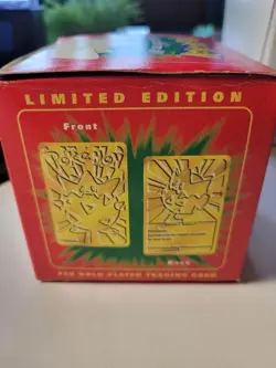1999 Burger King Pokemon 23K Gold-Plated TOGEPI Trading Card LTD ED New Sealed - Image 4