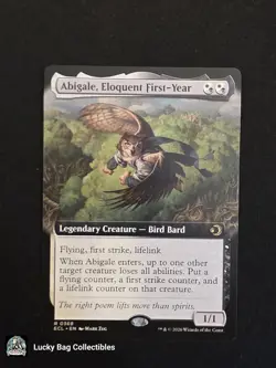 Abigale, Eloquent First-Year (Extended Art) Lorwyn Eclipsed MTG NM - Image 1