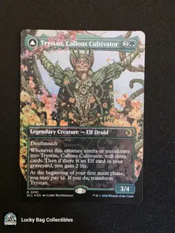 Trystan, Callous Cultivator (Borderless) Foil Lorwyn Eclipsed MTG NM - Image 1
