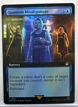 Quantum Misalignment (Extended Art) Doctor Who Magic the Gathering Foil, (368) - Image 1