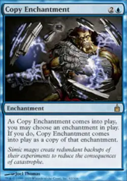 MTG Copy Enchantment - Foil, Ravnica: City of Guilds, Damaged, English - Image 1