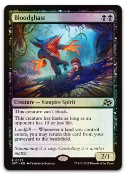 Bloodghast #77 (Foil) (NM) Aetherdrift DFT Magic MTG - Image 1