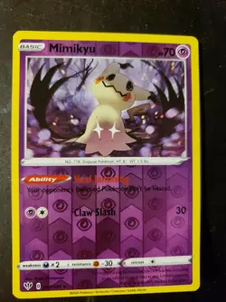 Mimikyu 081/189 NM Darkness Ablaze Reverse Holo Rev Foil near mint Pokemon card - Image 1
