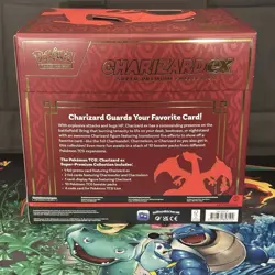 Pokemon TCG Charizard ex Super Premium Collection New Sealed - 10 Packs 1 Figure - Image 2