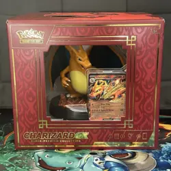 Pokemon TCG Charizard ex Super Premium Collection New Sealed - 10 Packs 1 Figure - Image 3
