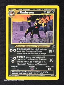 Umbreon 32/75 - Neo Discovery Pokemon TCG LP - Image 1
