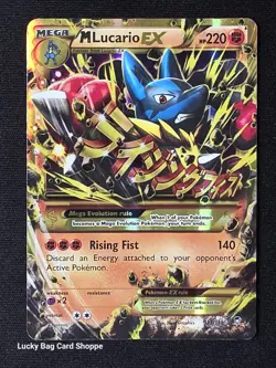 M Lucario EX 113/111 (Secret) - XY - Furious Fists Pokemon TCG HP - Image 1