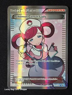 Pokemon Center Lady 105/106 Full Art - XY - Flashfire Pokemon TCG LP - Image 1