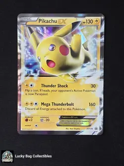 Pikachu EX - XY174 XY Promos Pokemon TCG NM A2 - Image 1