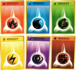 1996 POKEMON JAPANESE BASIC ENERGY LOT OF 6 LP VINTAGE POCKET MONSTERS - Image 1