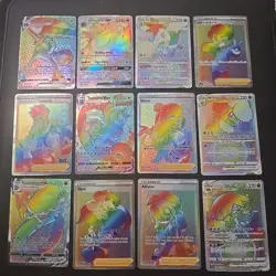 12 Full Art Rainbow Pokemon Card LOT Mint Rare Mixed US Seller FREE SHIPPING - Image 1