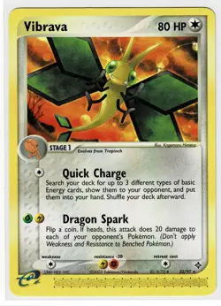 Vibrava 22/97 Pokemon Ex Dragon Regular Rare LP - Image 1