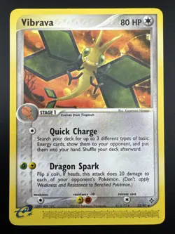 Vibrava 22/97 Pokemon Ex Dragon Regular Rare LP - Image 3