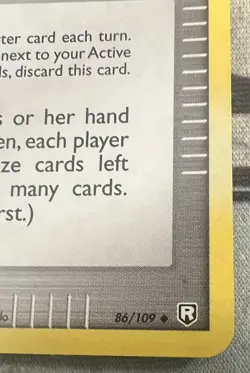 Rocket's Admin. - 86/109 - Pokemon Ex Team Rocket Returns Reverse Holo NM - Image 2