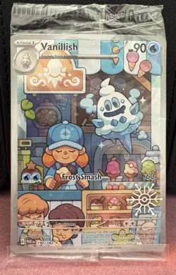 ❄ Pokemon TCG Vanillish -Holiday Calendar 190/182 Stamped Holo Sealed ❄ - Image 1