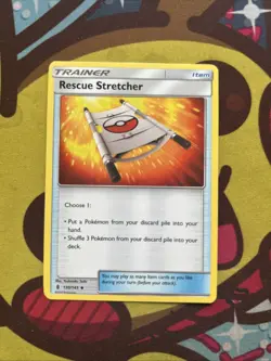 Pokemon Rescue Stretcher 130/145 - Non Holo - Excellent - SM Guardians Rising - Image 1