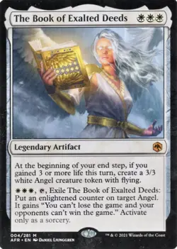 The Book of Exalted Deeds - MTG Adventures in the Forgotten Realms #4 VLP/NM - Image 1