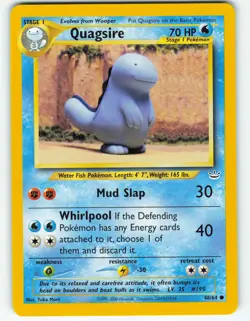 Quagsire - 48/64 Neo Revelation - Pokemon TCG - 2001 - Image 1