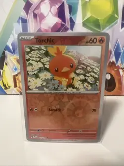 Torchic 022/159 - Reverse Holo Common Pokemon Journey Together - NM - Image 1