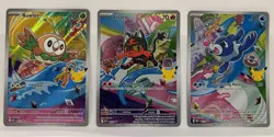 Pokemon 2026 First Partner Illustration Collection Series 1 Promos Set 43-45 #ML - Image 1