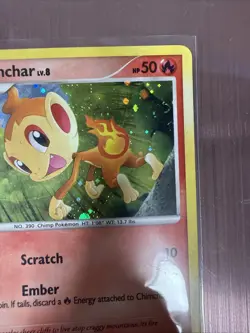 Pokemon TCG Chimchar LV.8 DP02 Black Star Promo Holo - Image 3