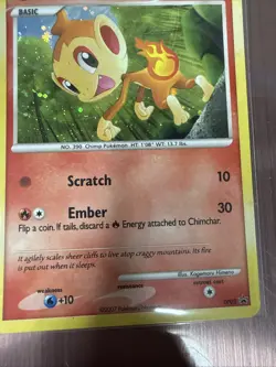 Pokemon TCG Chimchar LV.8 DP02 Black Star Promo Holo - Image 5