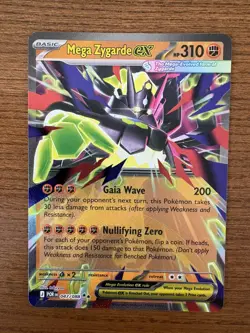 Mega Zygarde Ex 047/088 | Perfect Order | Double Rare Pokemon - Image 1