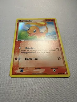 Pokemon TCG - Charmander (48/100) EX Crystal Guardians Stamped - Holo Rare - NM - Image 3
