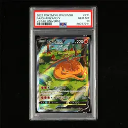 PSA 10 GEM MT 2022 Pokemon JPN Charizard V 211/172 SAR - Image 2