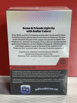 Pokemon TCG Scarlet & Violet Prismatic Evolutions Booster Bundle 6 Packs- Sealed - Image 3